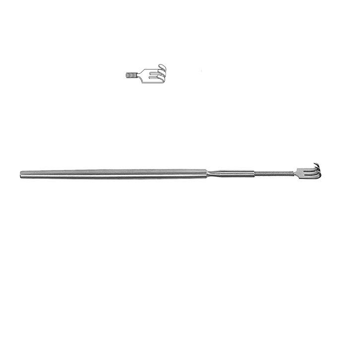 Гачок гнучкий; 3 зубчики; тупий; 16,0см. Tontarra Medizintechnik GmbH